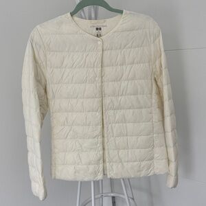 ❄️ Uniqlo Women's Cream Puffer Jacket ❄️